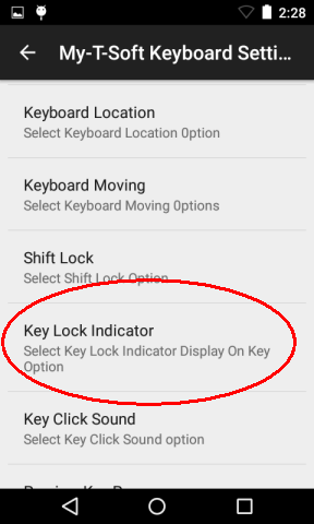 My-T-Soft Keyboard Settings